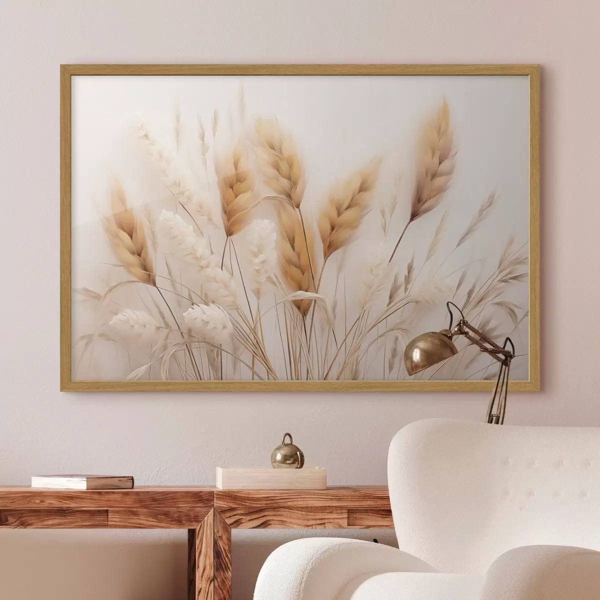Plakat Puhvjas pampasrohi ökostiilis f51093