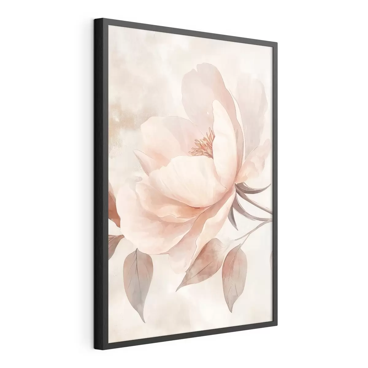 Plakat Roosa-beež akvarelllill f51098