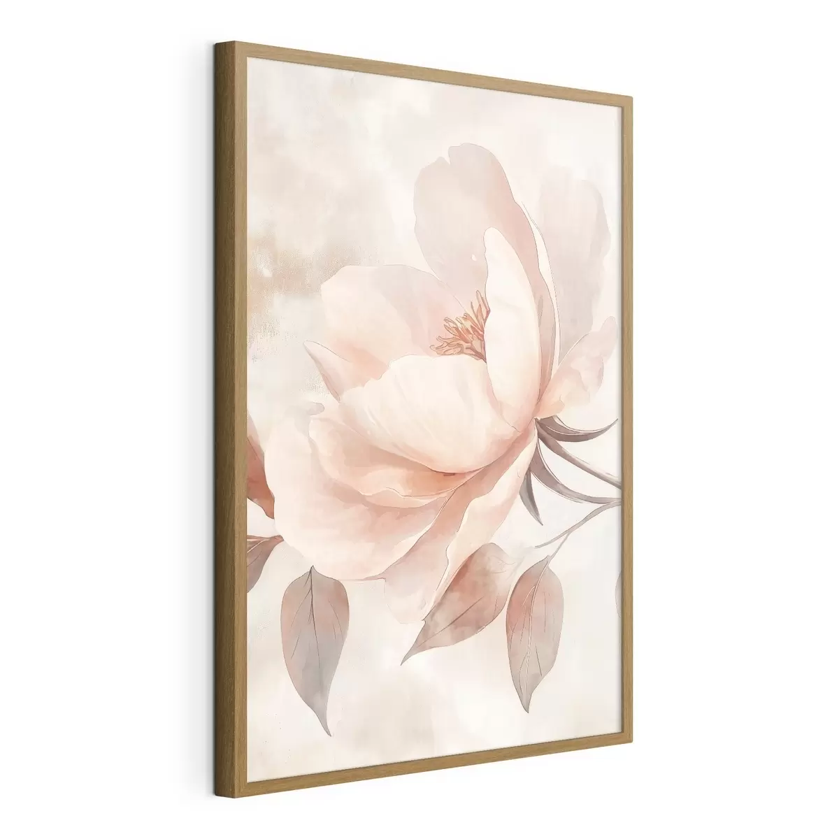 Plakat Roosa-beež akvarelllill f51098