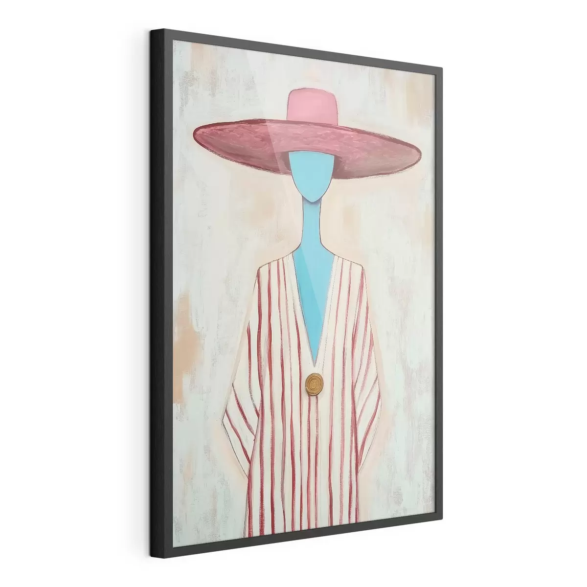 Plakat Maal, millel on kujutatud abstraktne naisfiguur f51152