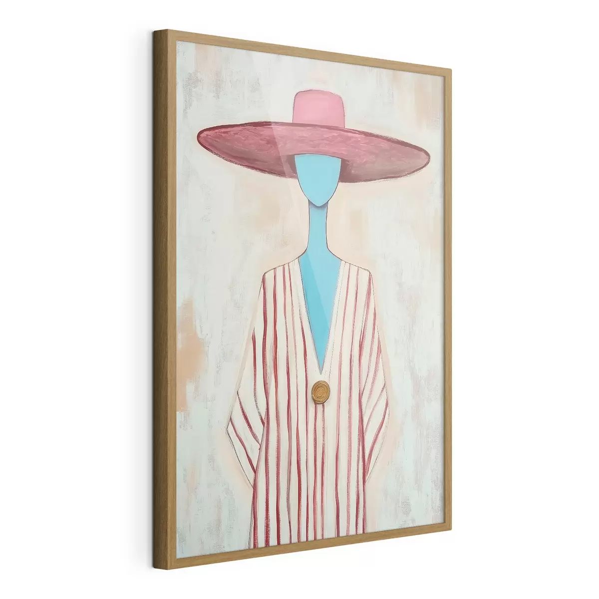 Plakat Maal, millel on kujutatud abstraktne naisfiguur f51152