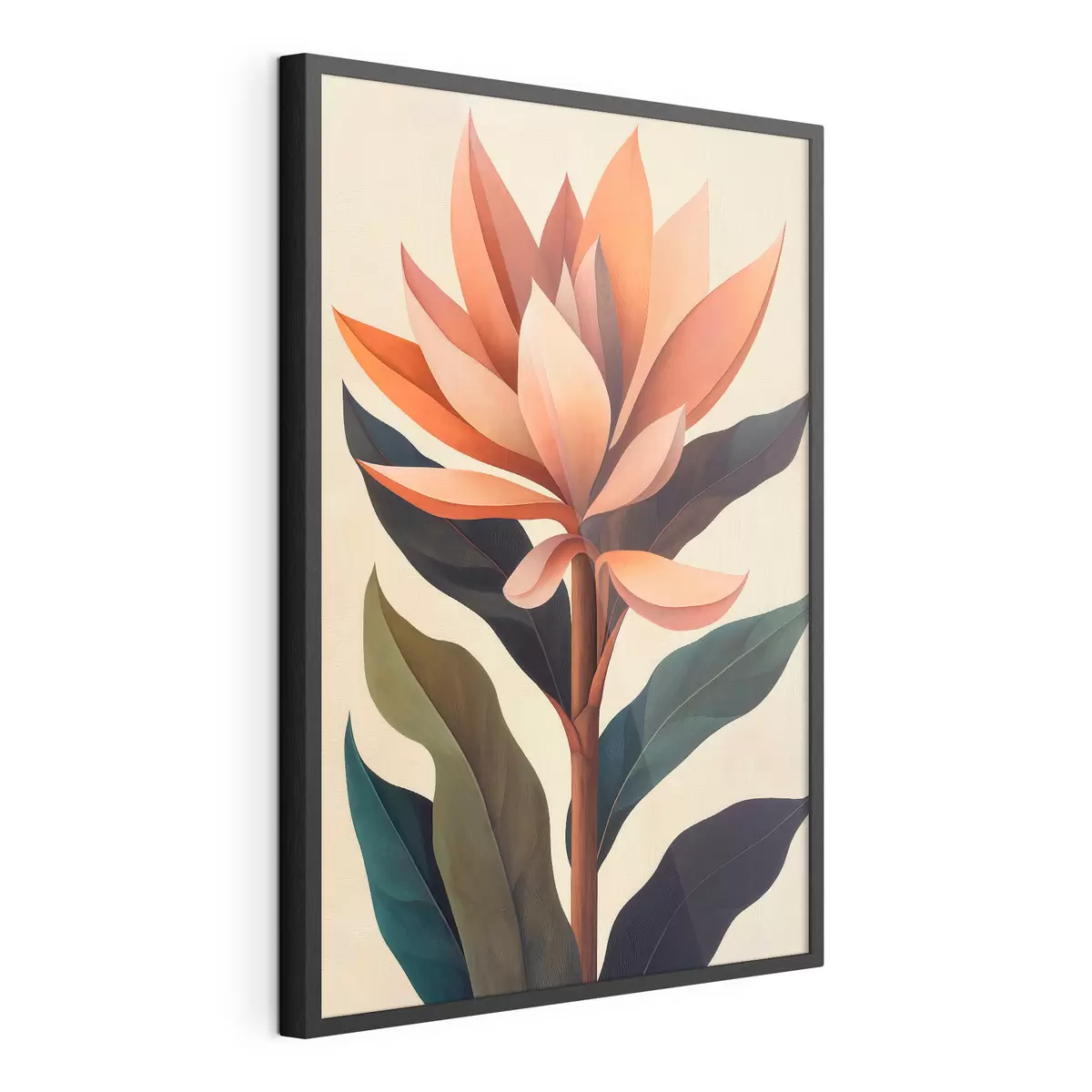 Plakat Abstraktne lill f51155