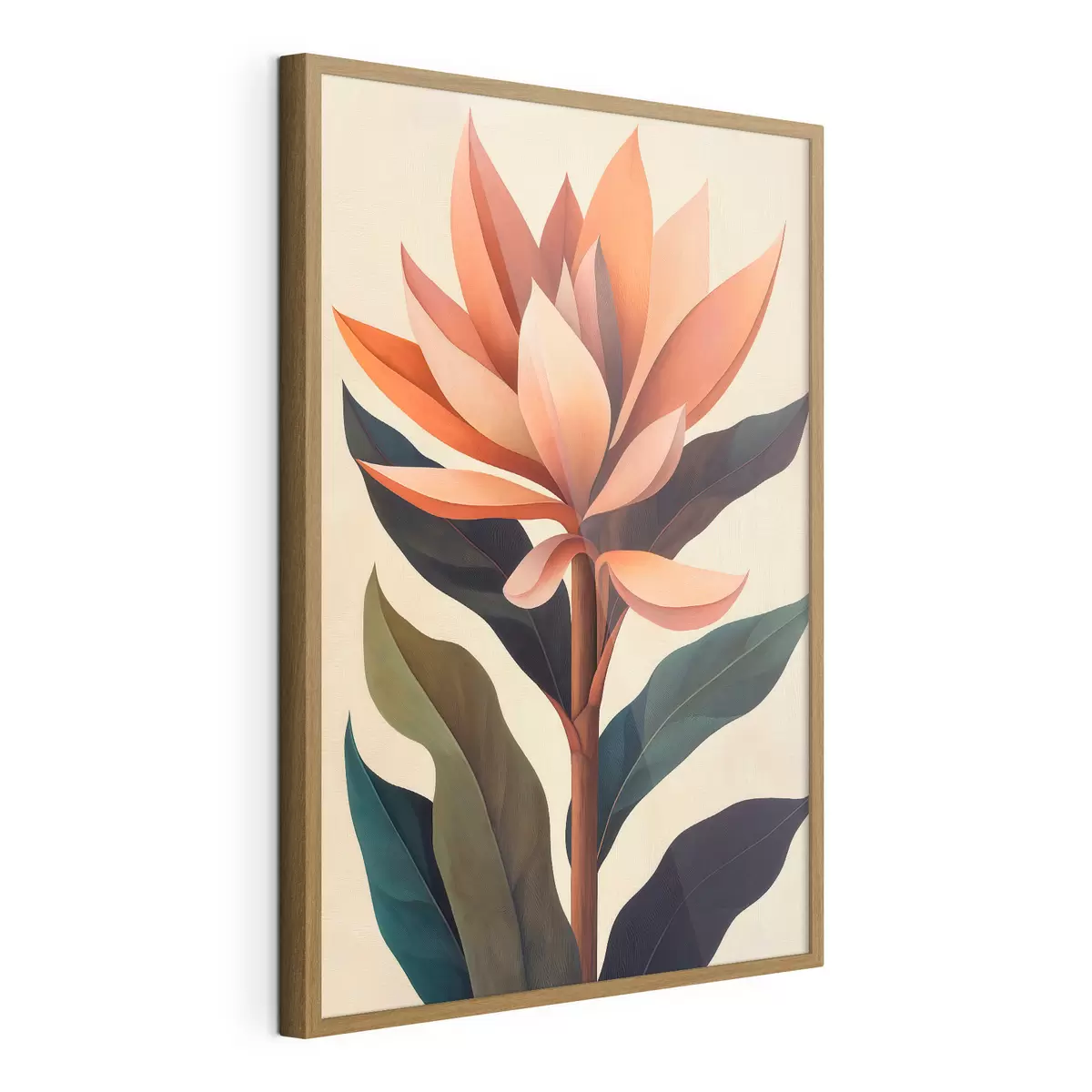 Plakat Abstraktne lill f51155