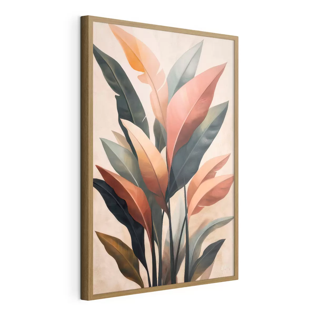 Plakat Abstraktsed lehed f51156