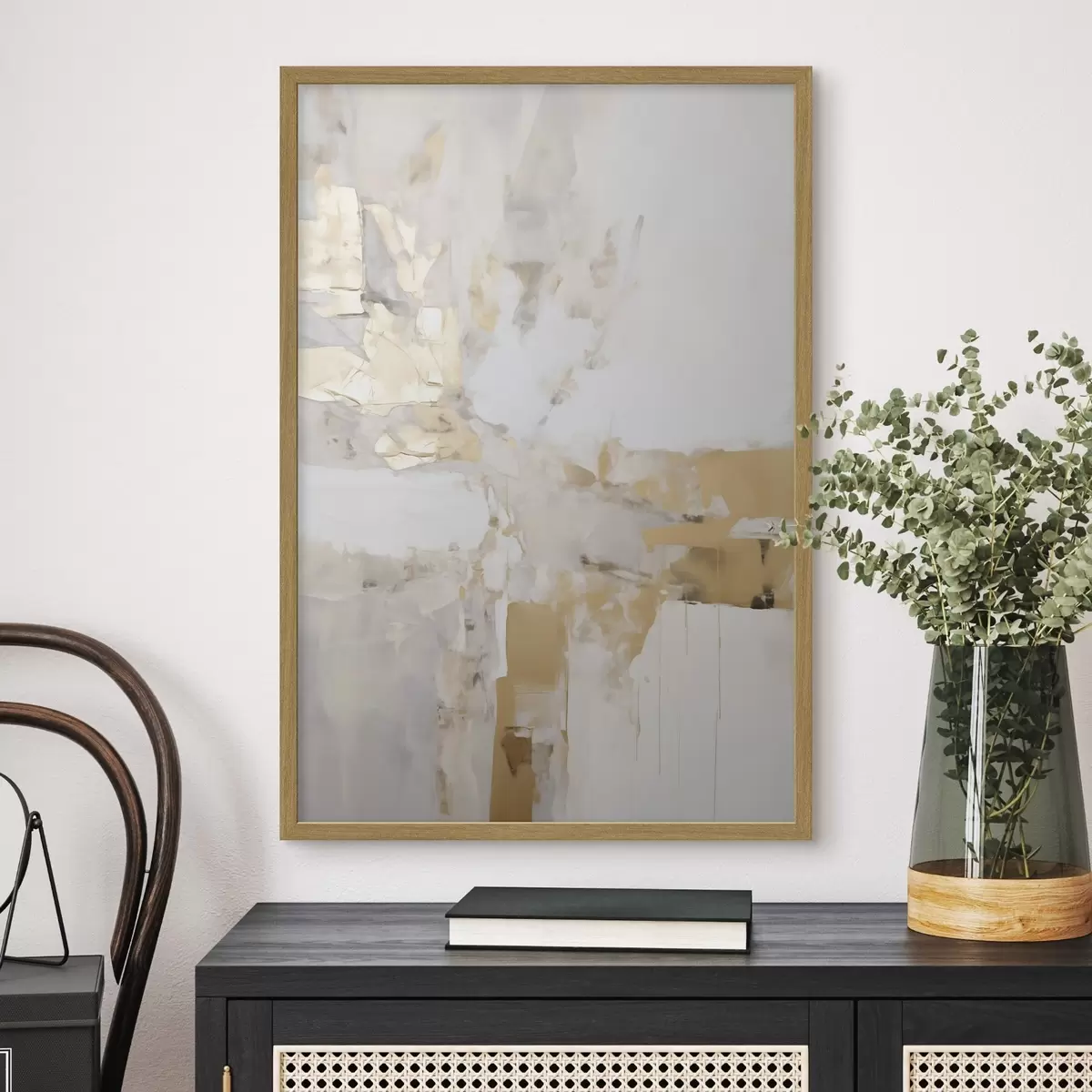 Plakat Minimalistlik abstraktsioon, maali imitatsioon f51163