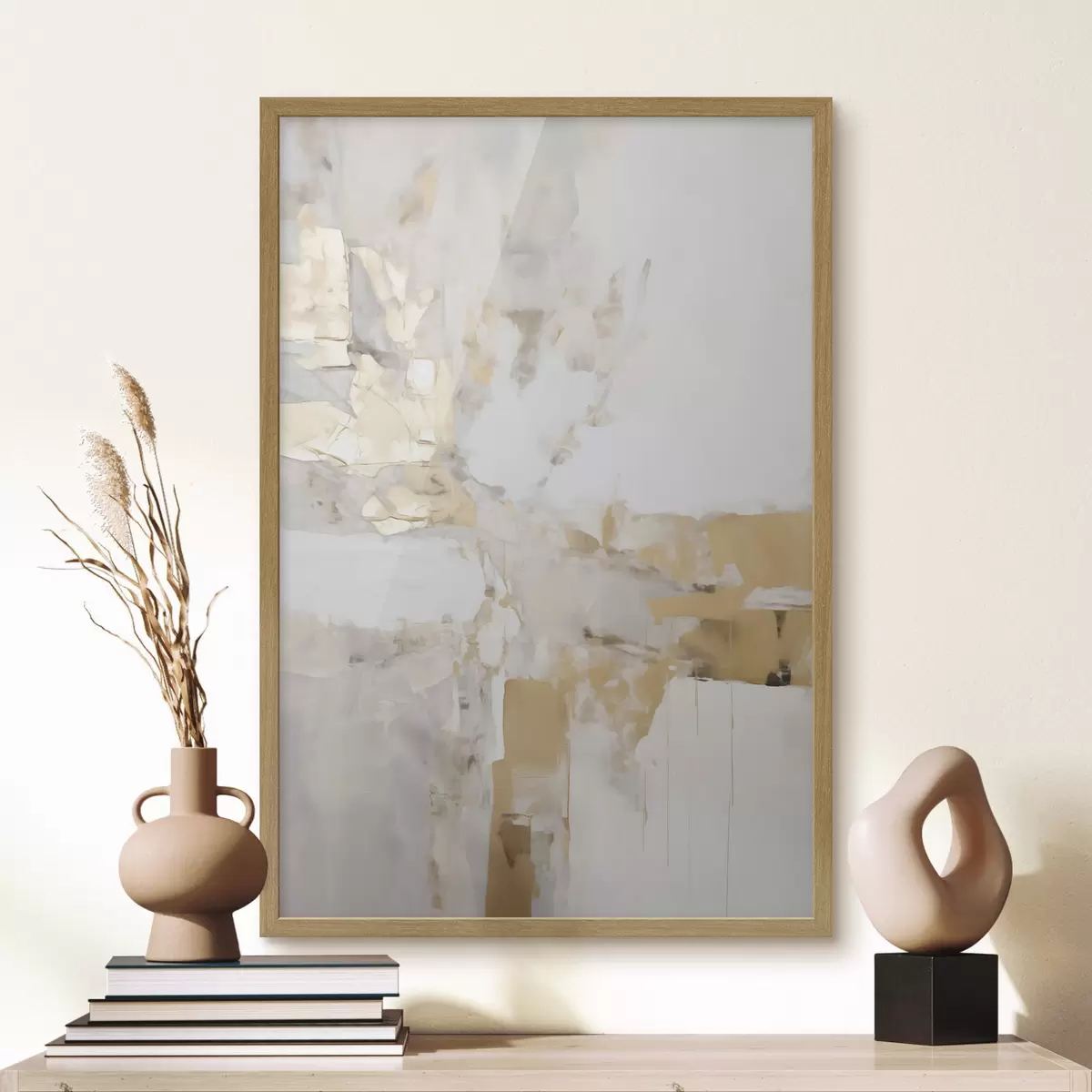Plakat Minimalistlik abstraktsioon, maali imitatsioon f51163