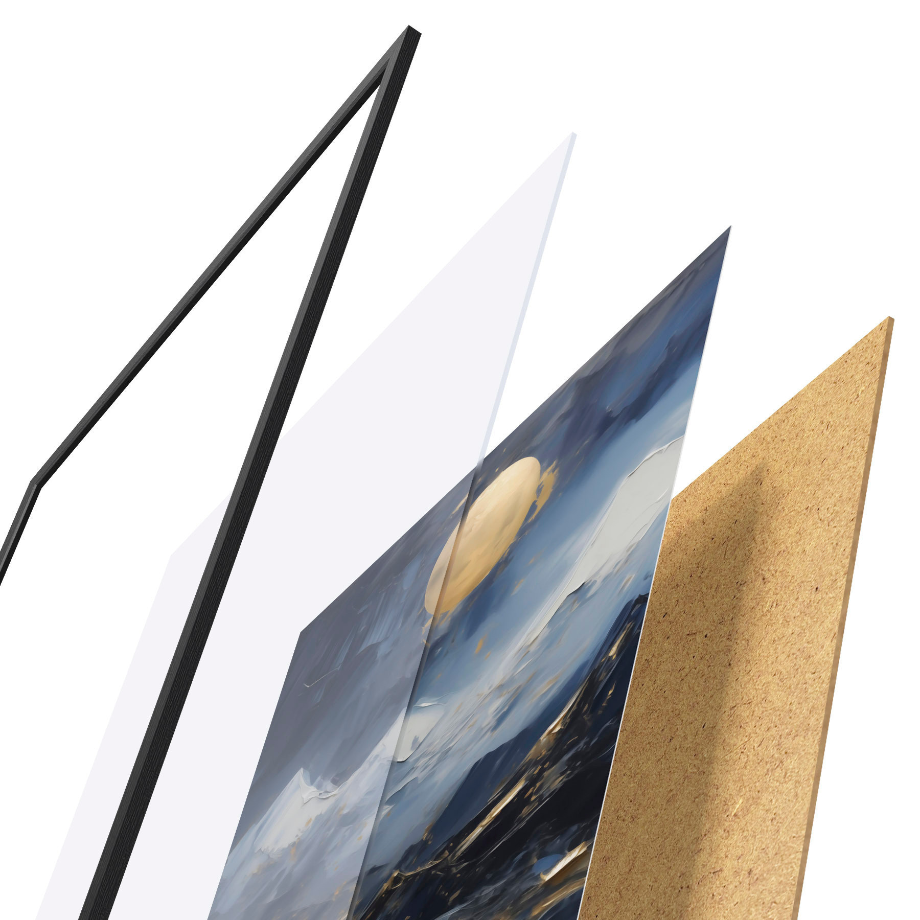 Plakat Mägimaastik, maali imitatsioon f51164