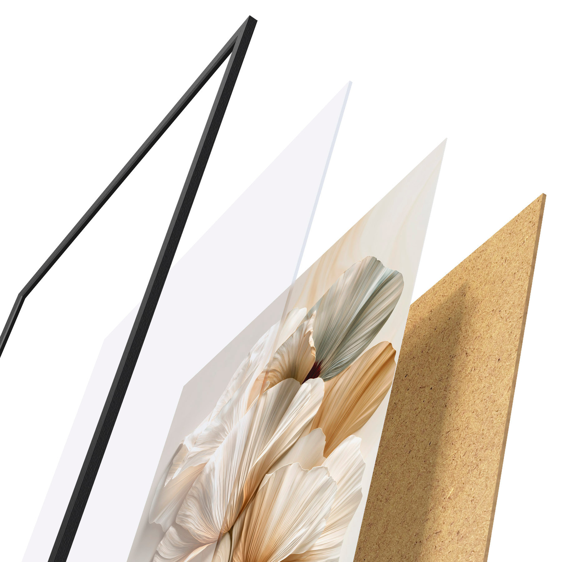Plakat Abstraktsed lilled f50870