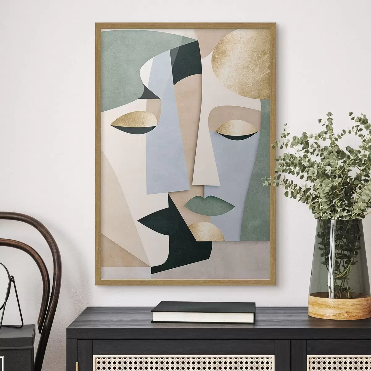 Plakat Abstraktsed geomeetrilised pinnad f51178