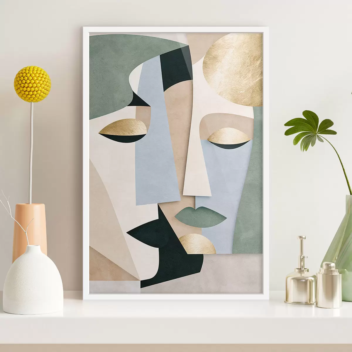 Plakat Abstraktsed geomeetrilised pinnad f51178