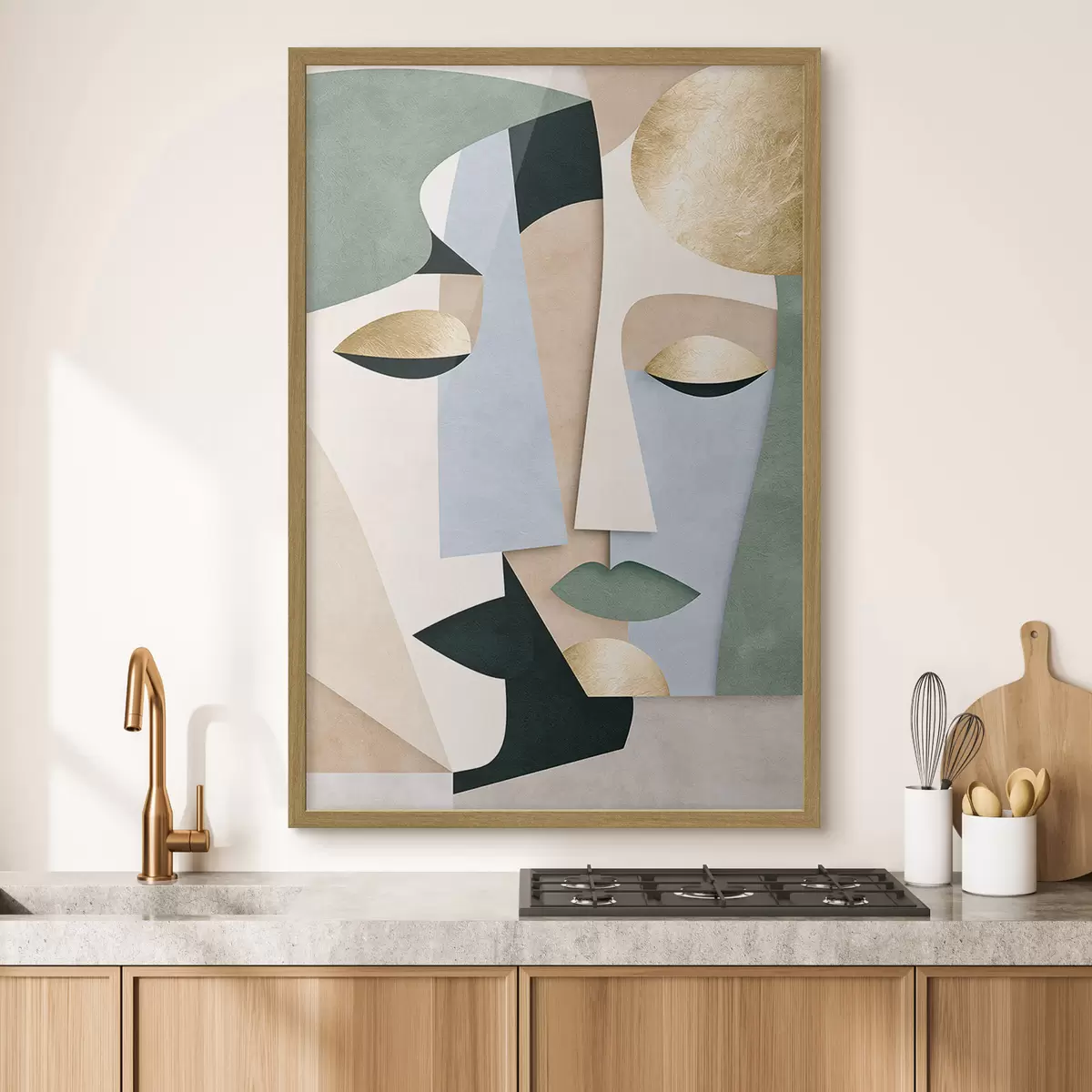 Plakat Abstraktsed geomeetrilised pinnad f51178
