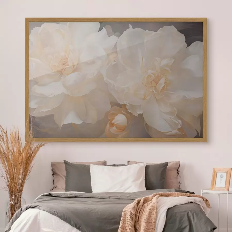 Fototapeedid Hele kaheõieliste pioonide lähivõte f51088