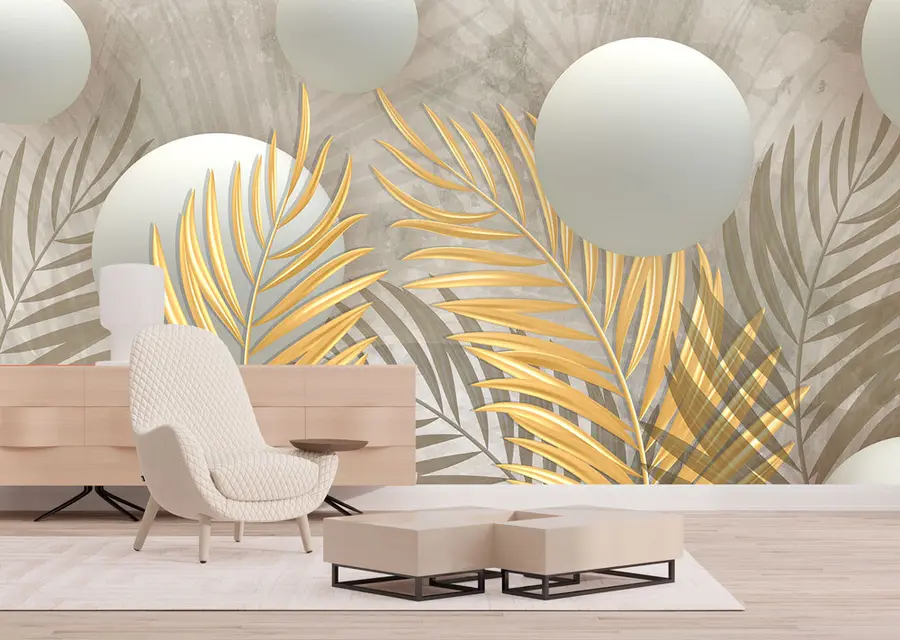 Fototapeedid Lehed ja ruudud 3d u80467