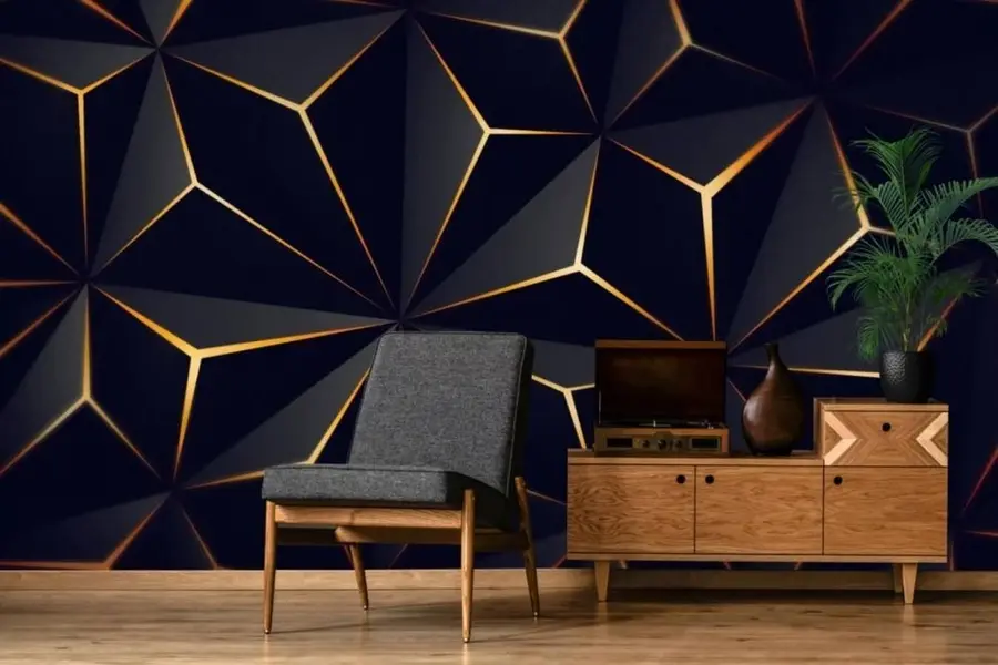 Fototapeedid Must kolmnurk u72104