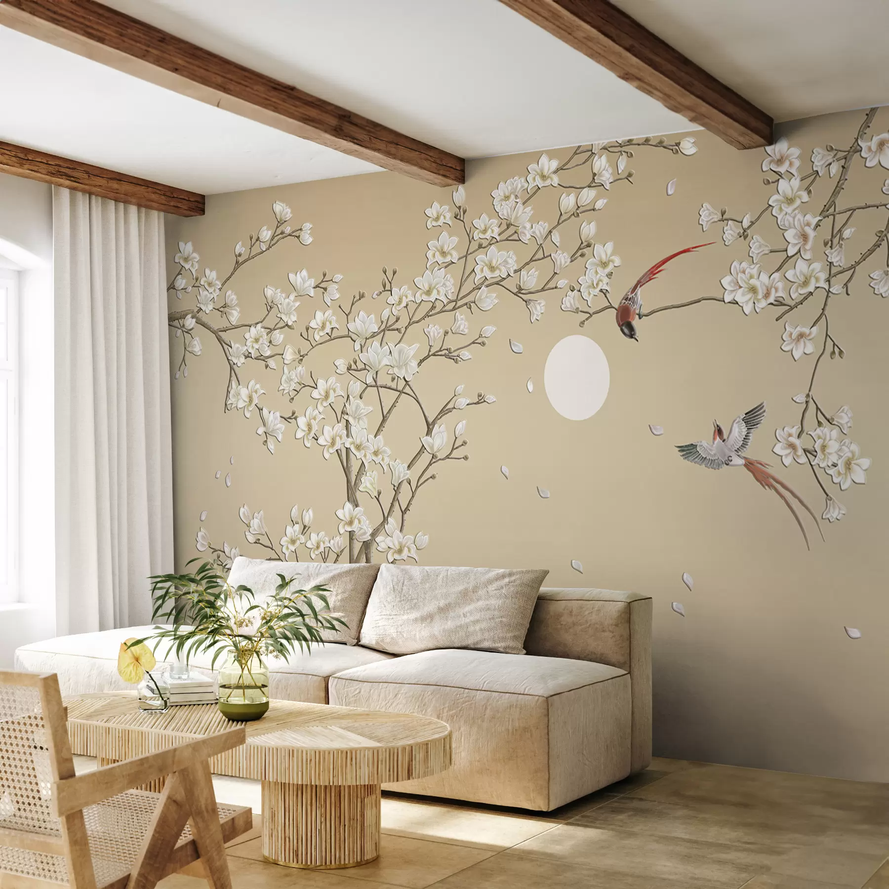 Fototapeedid Linnud, hiina stiilis u72938