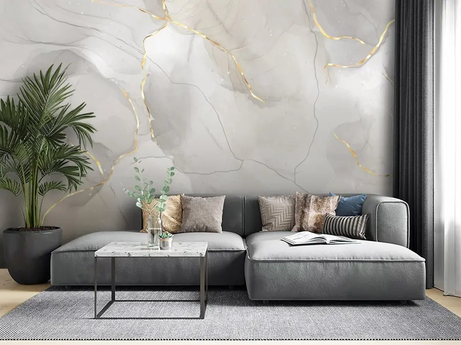 Fototapeedid Marmorne akvarellitaust koos joontega u80088