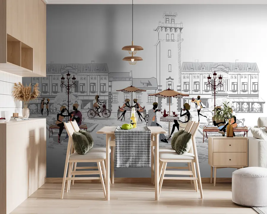 Fototapeedid Linnakujundus, font ja kunst u56109