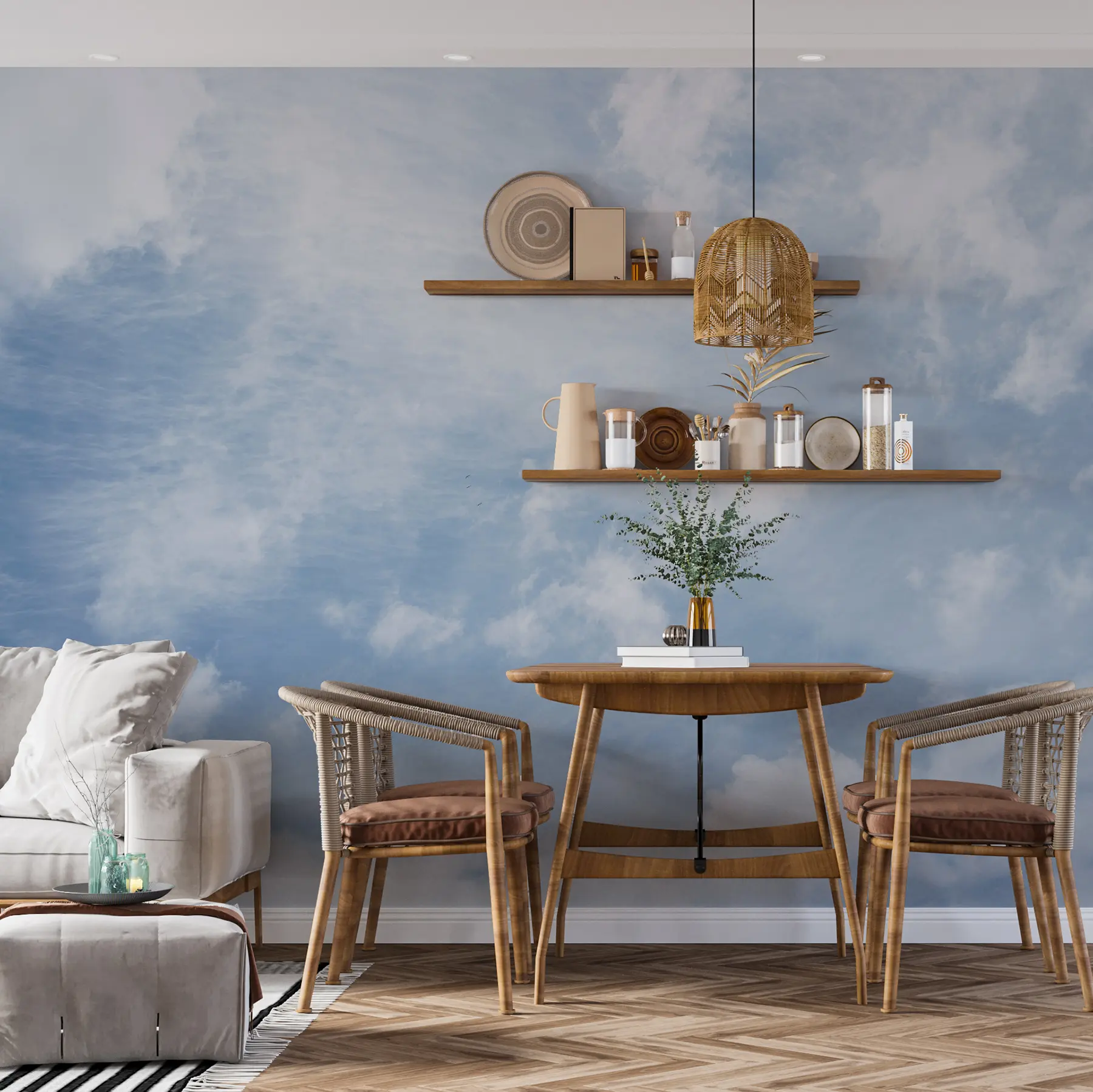 Fototapeedid Pilved, sinine taevas u21064