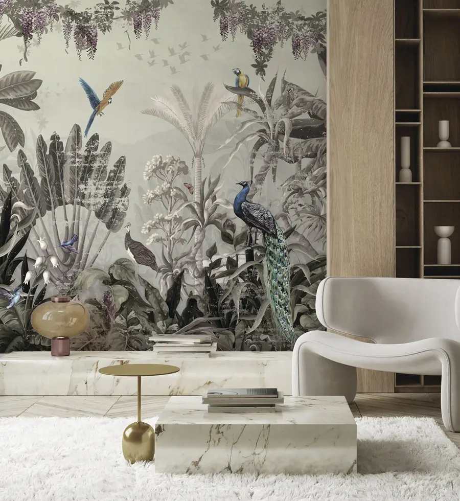 Fototapeedid Troopilised linnud džunglis u73889