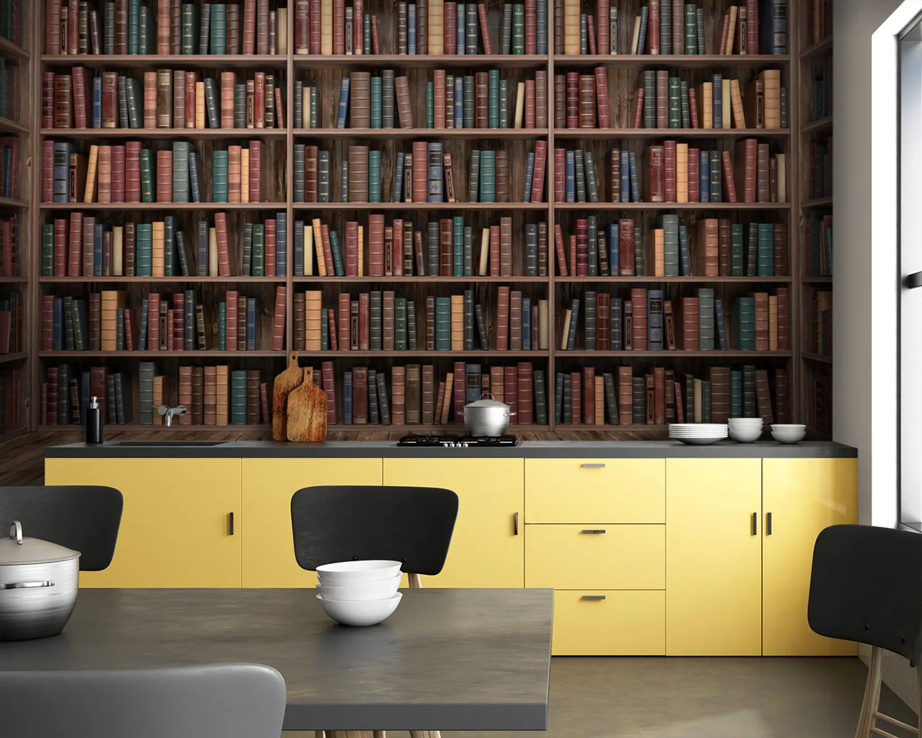 Fototapeedid Muljetavaldav raamatukogu u93501