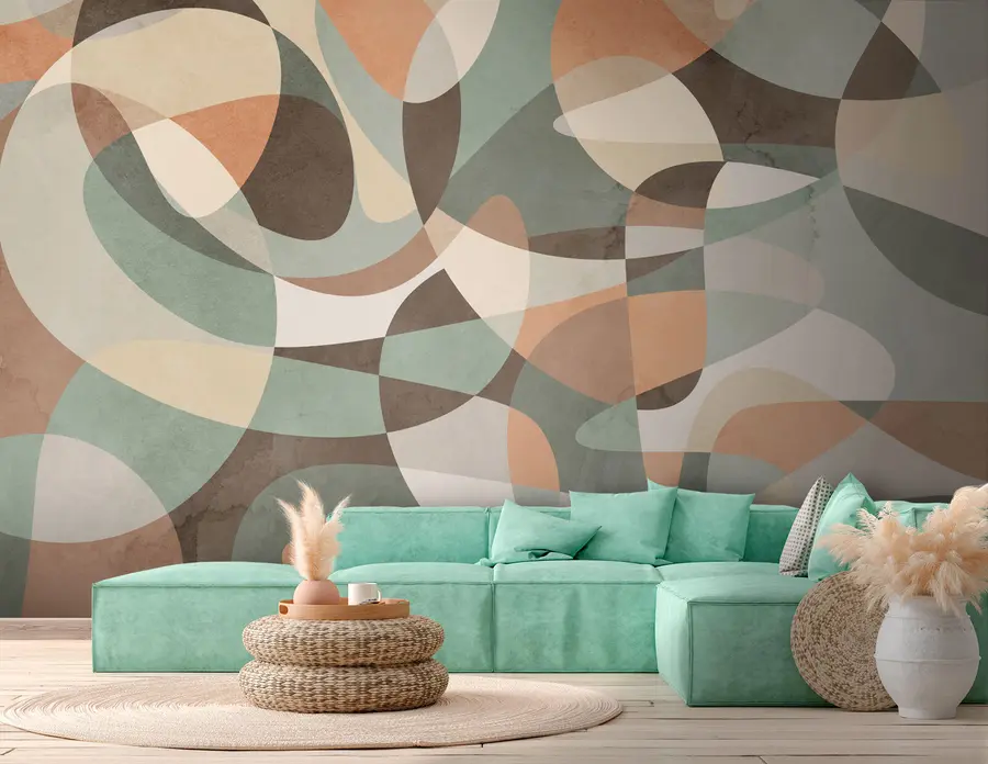 Fototapeedid Geomeetriline retro trend u73971