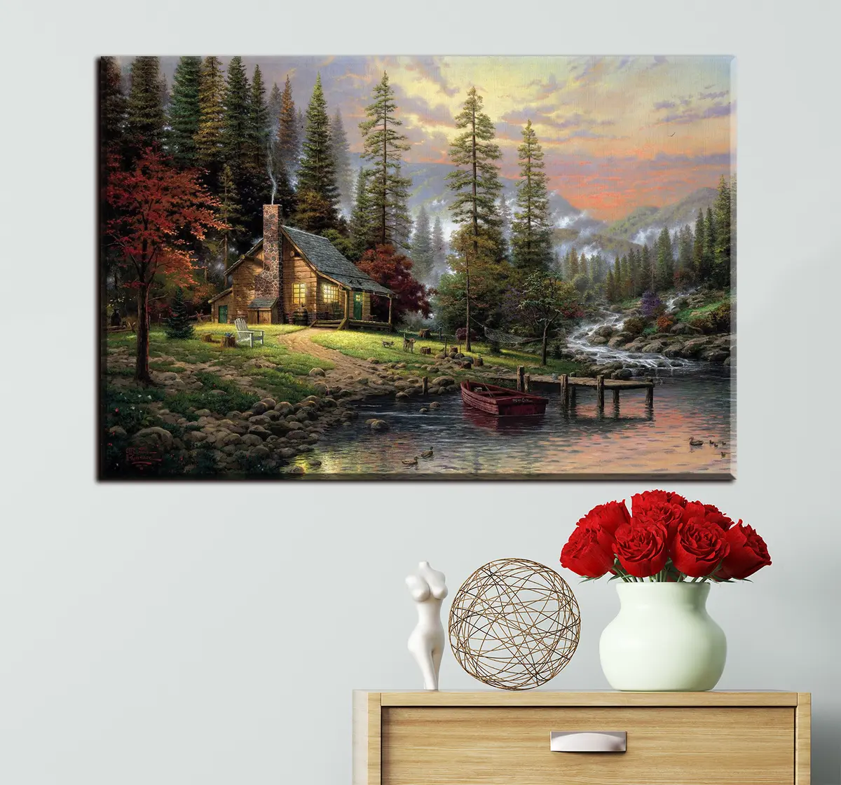 Pilt Kalurionn metsas oja lähedal s15556