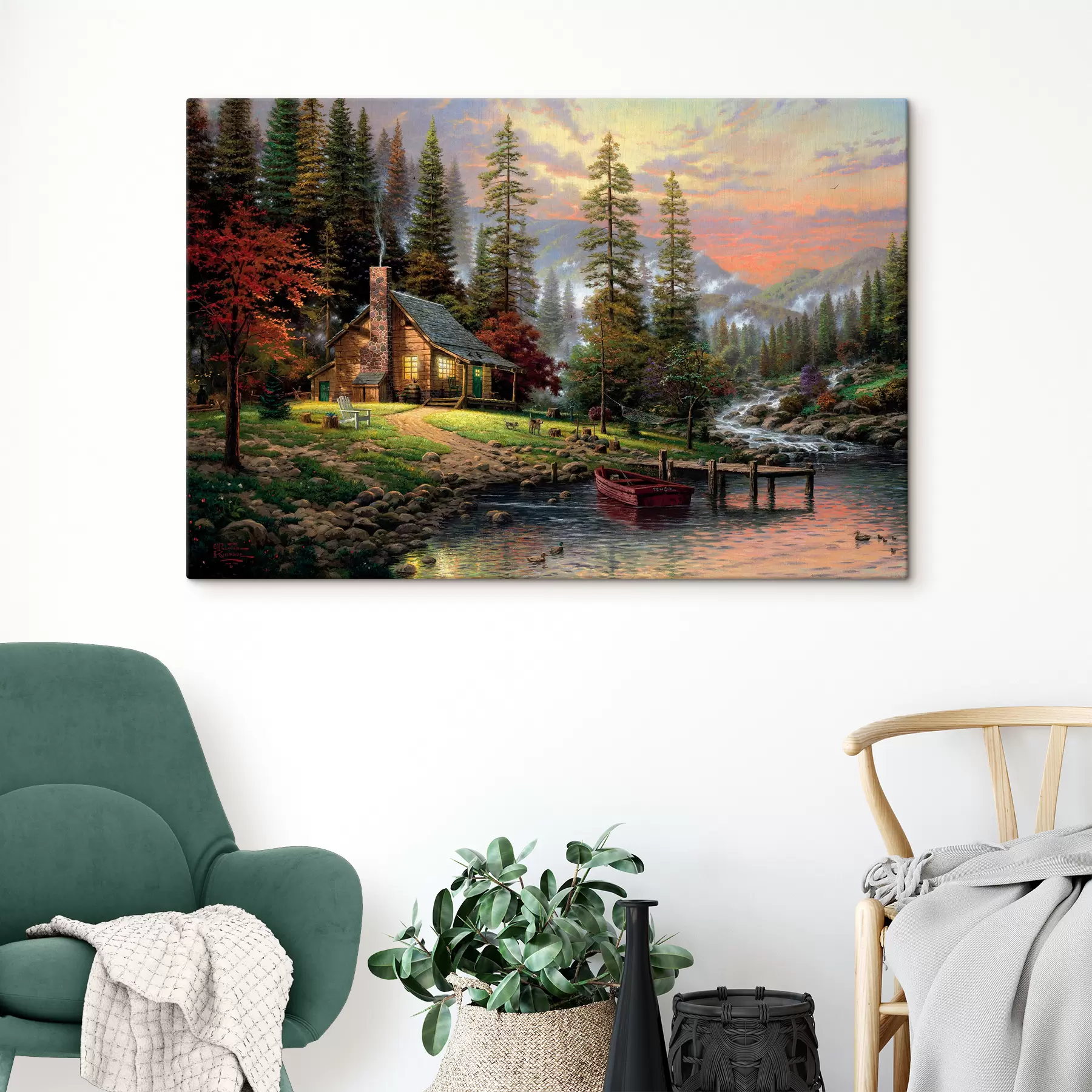 Pilt Kalurionn metsas oja lähedal s15556