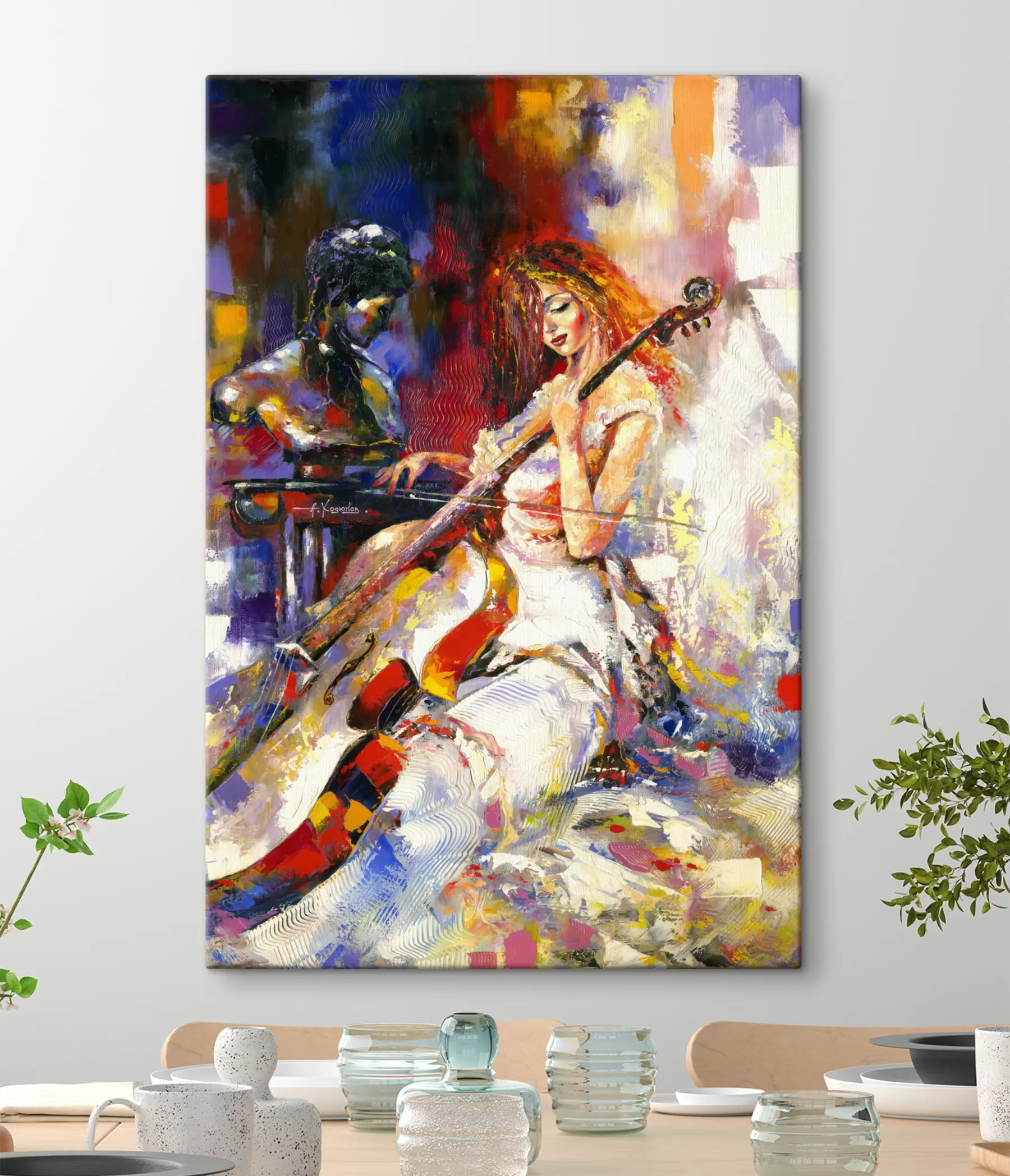 Fototapeedid Värv, kunstivärv ja muusikariist s16795