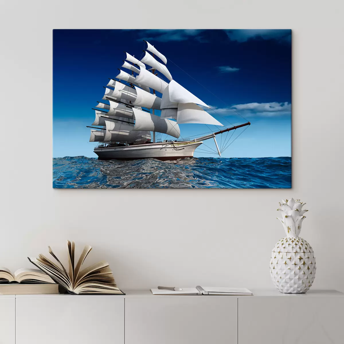 Pilt Vesi, paat ja taevas s18347