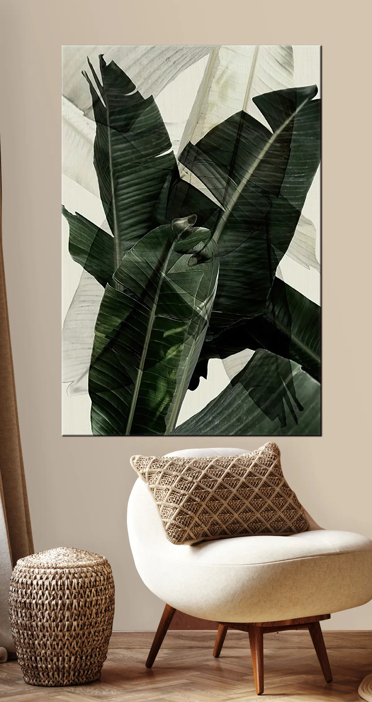 Pilt Taim, maismaataim ja banaanileht s21747