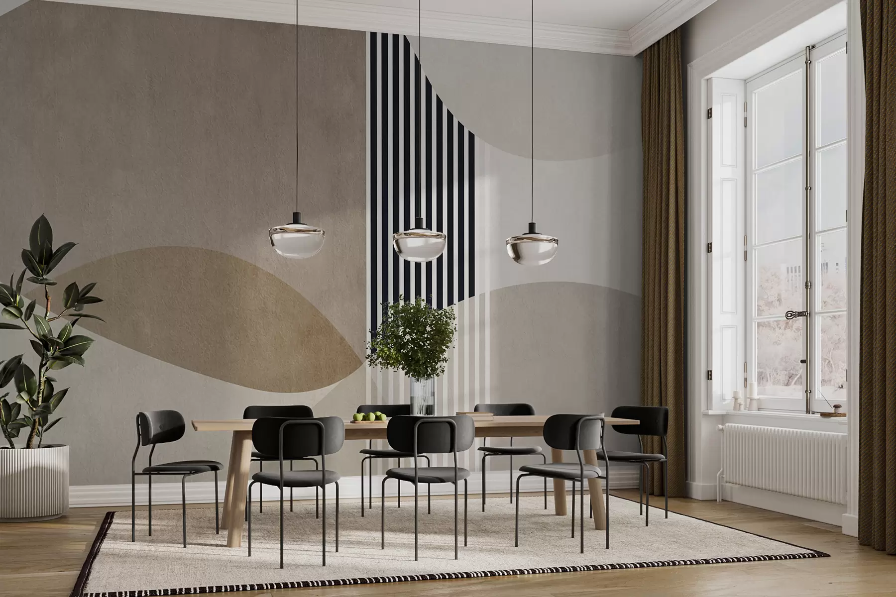 Fototapeedid Abstraktne retro stiil u74075