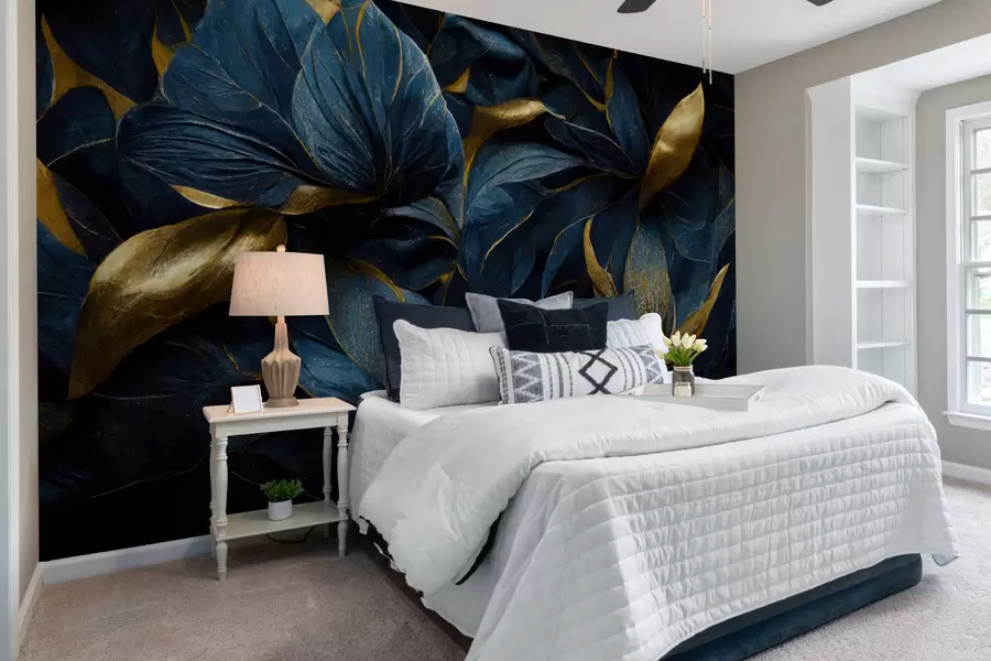 Fototapeedid Sinised kuninglikud lilled u74140