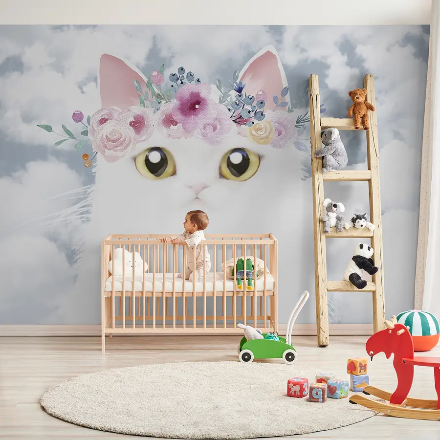 Fototapeedid Kass, pilvik ja kasslased u09390