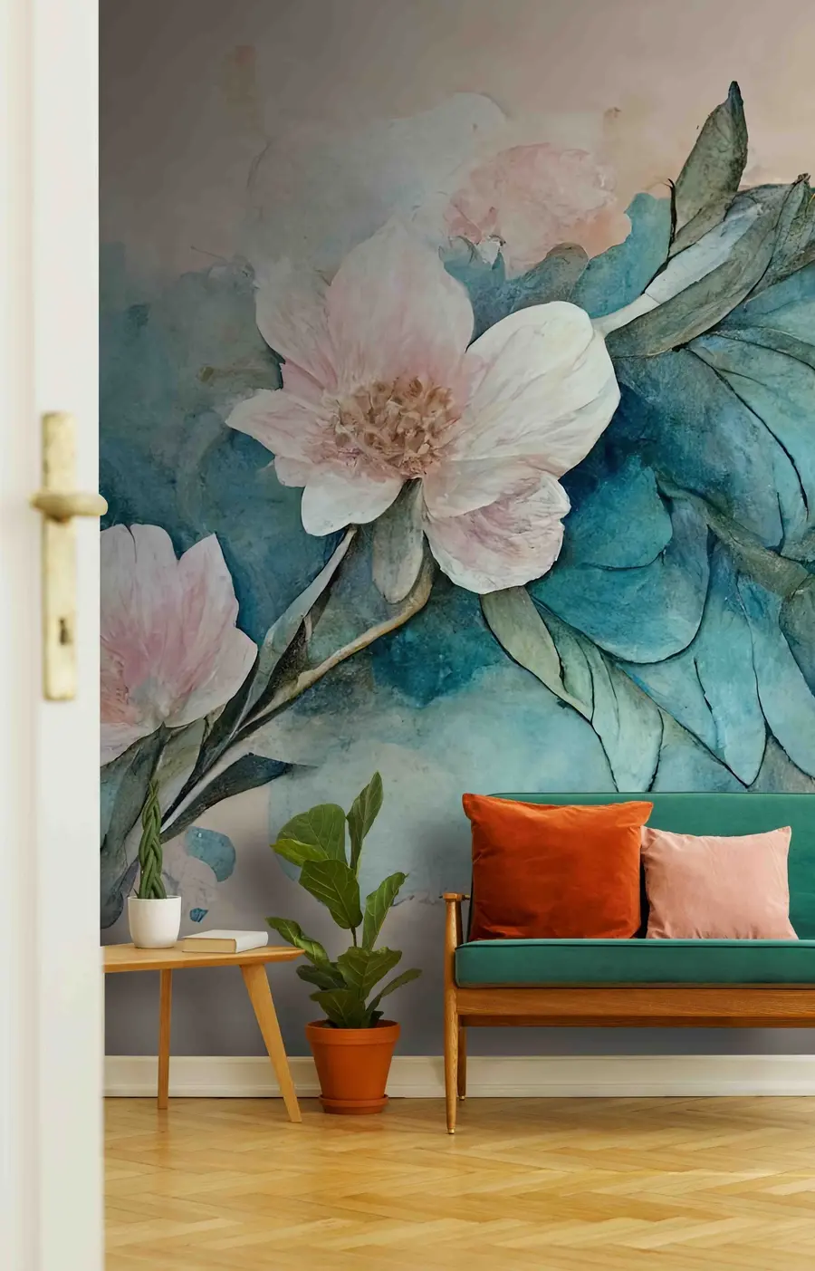 Fototapeedid Akvarell lilled u74676