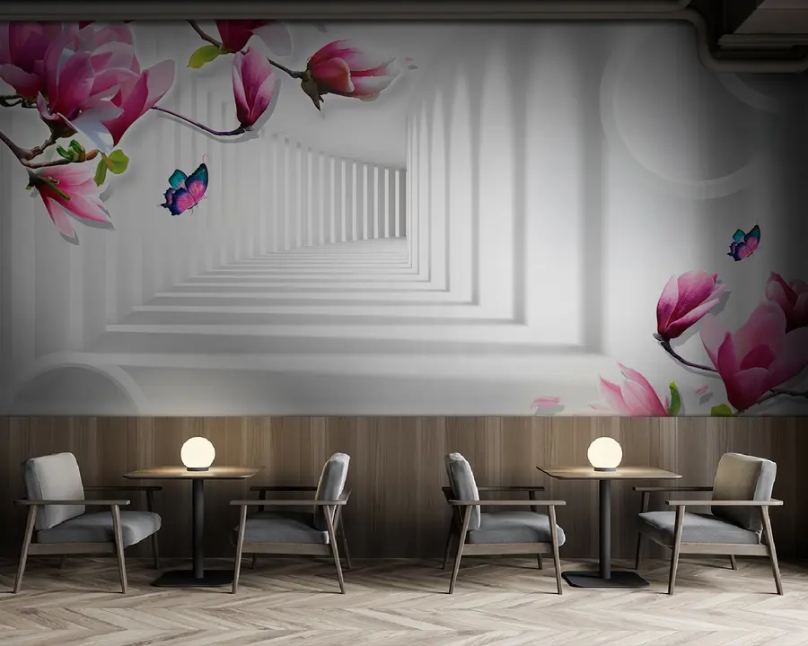 Fototapeedid Magnoolia oksad tunnelis u94055