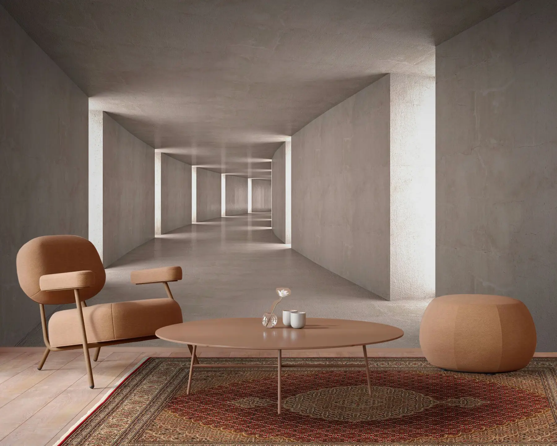 Fototapeedid Abstraktne tunnel u75401