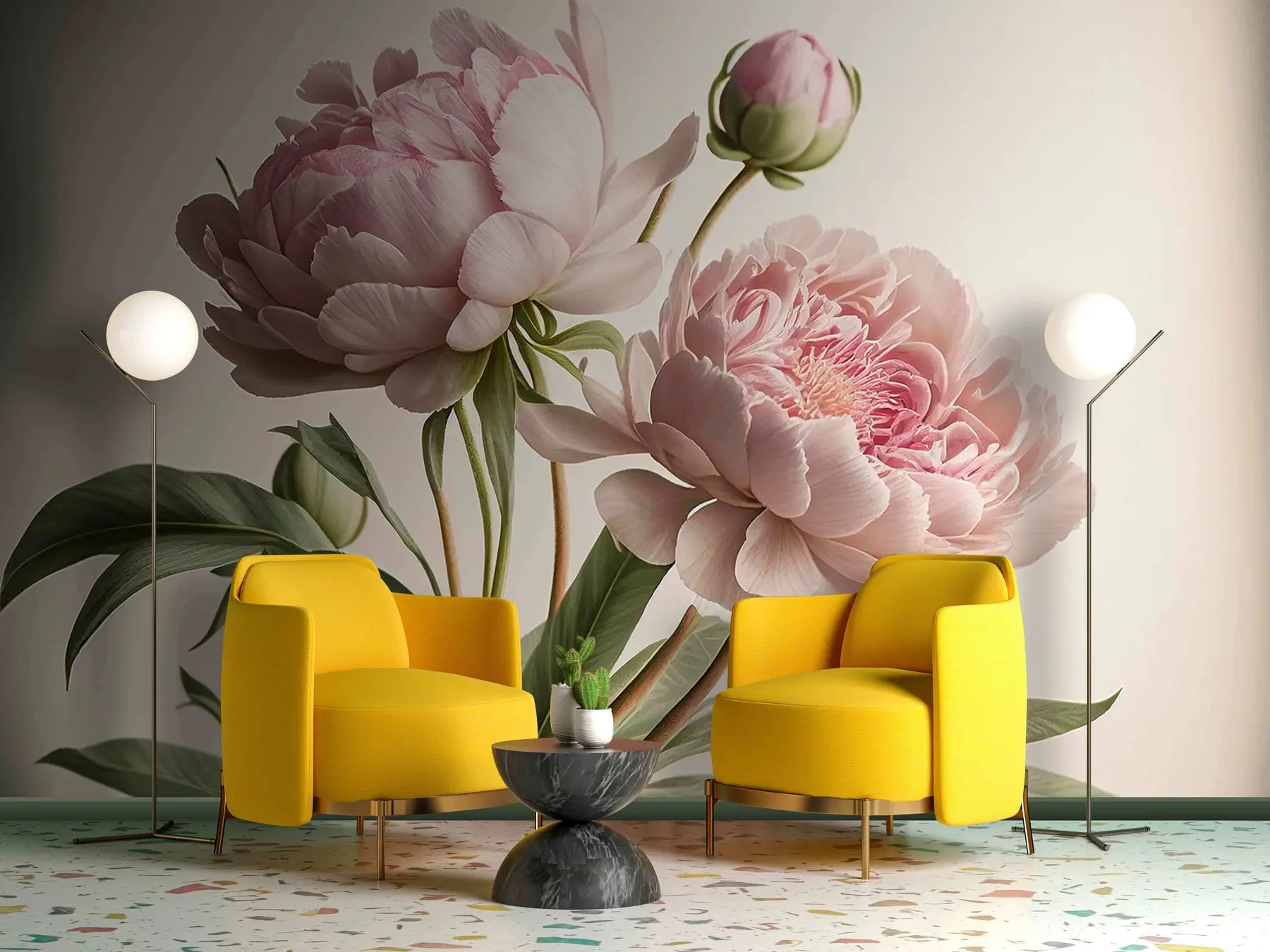 Fototapeedid Akvarell lilled u70658