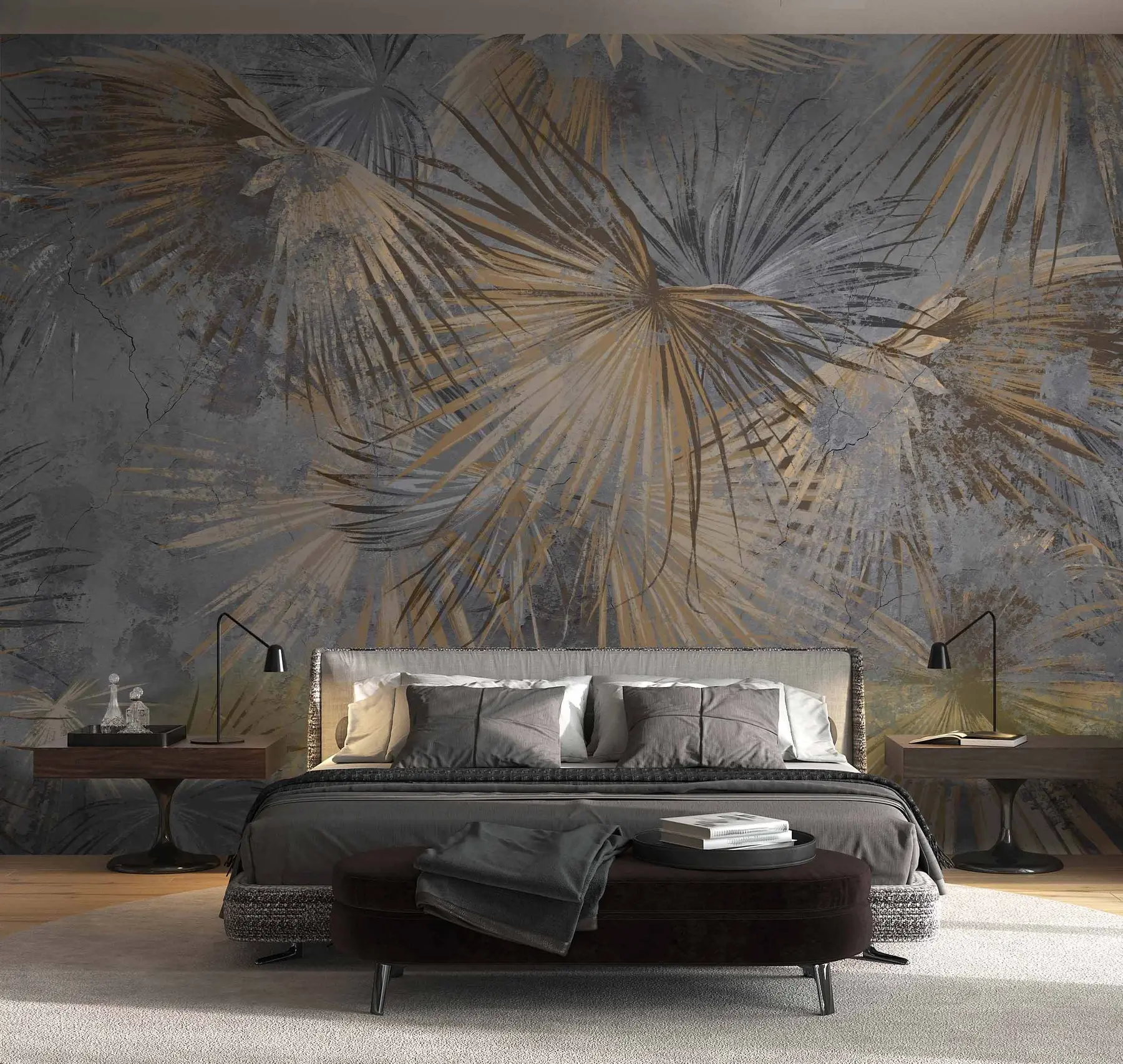 Fototapeedid palm grunge u75787