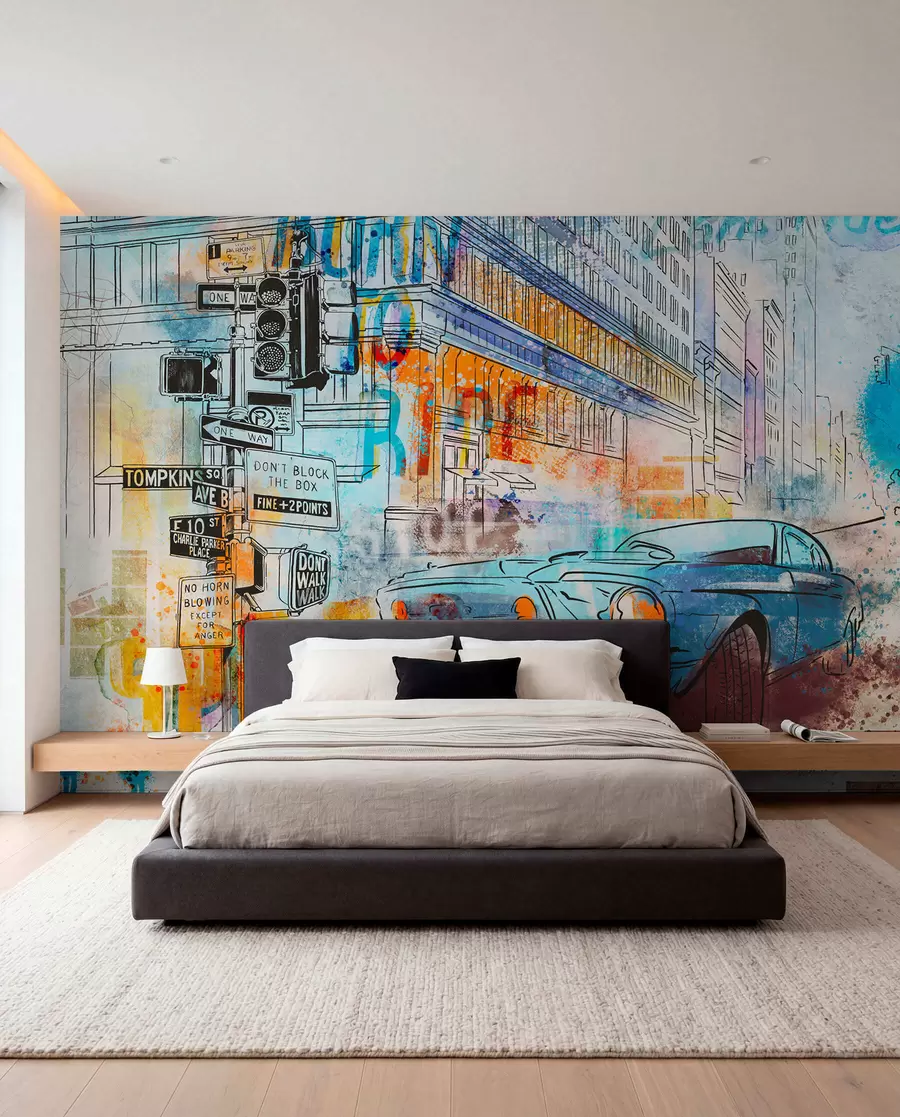 Fototapeedid Graffiti masin u75814