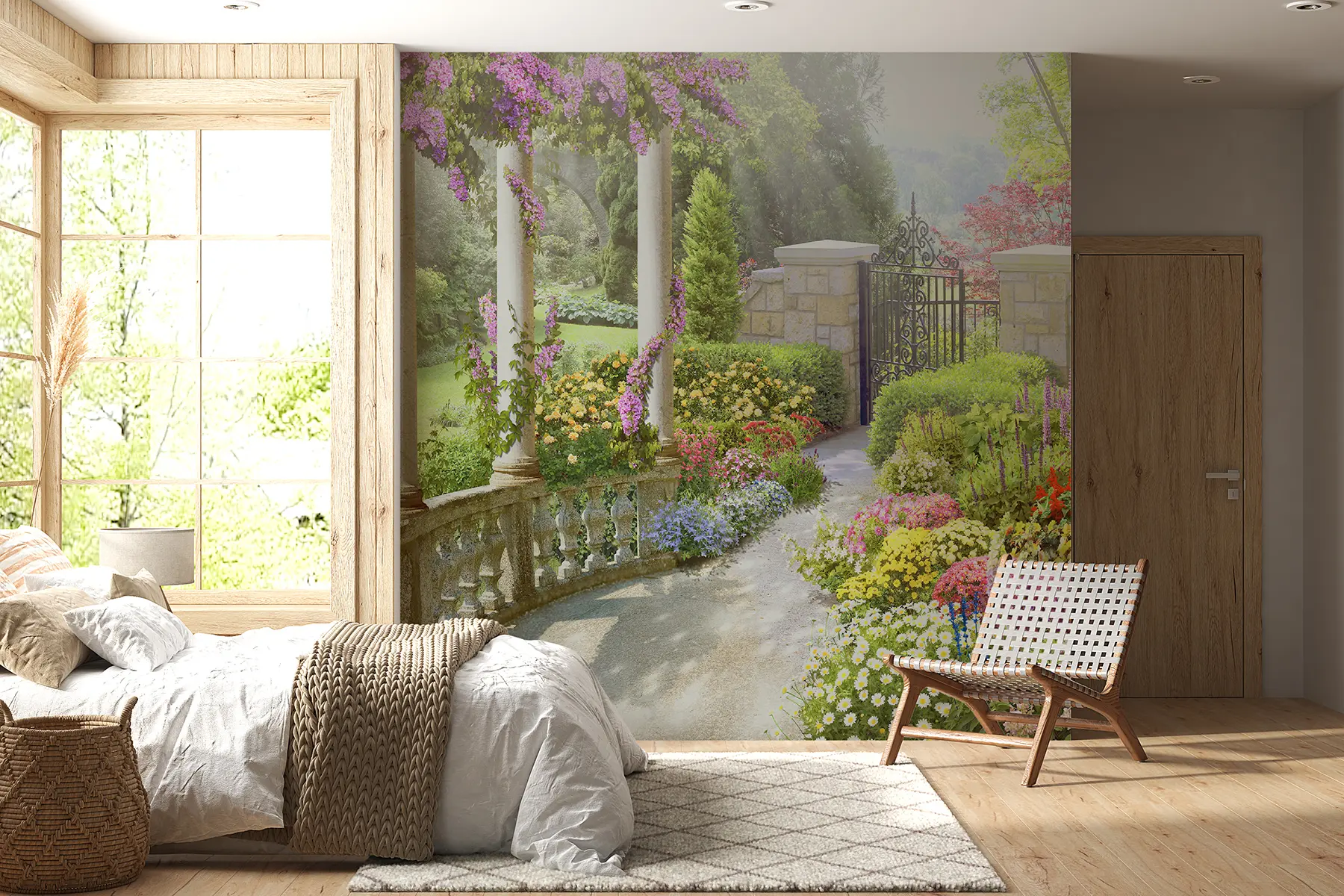 Fototapeedid Lill, taim ja kroonleht u03933