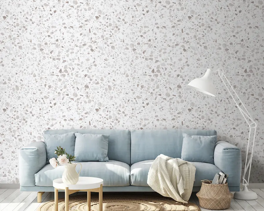 Fototapeedid Terrazzo plaadid, mosaiik looduslike kividega, graniit, marmor, kvarts, betoon u94304