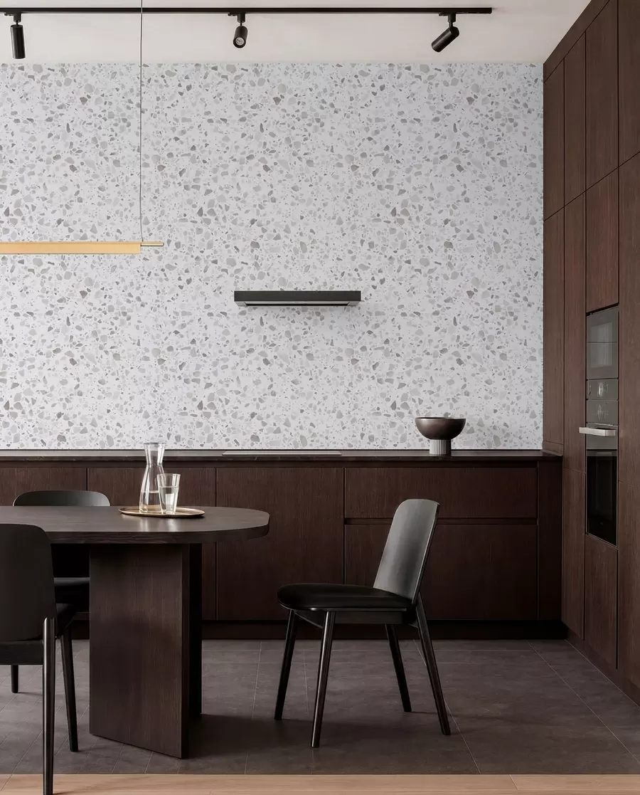 Fototapeedid Terrazzo plaadid, mosaiik looduslike kividega, graniit, marmor, kvarts, betoon u94304