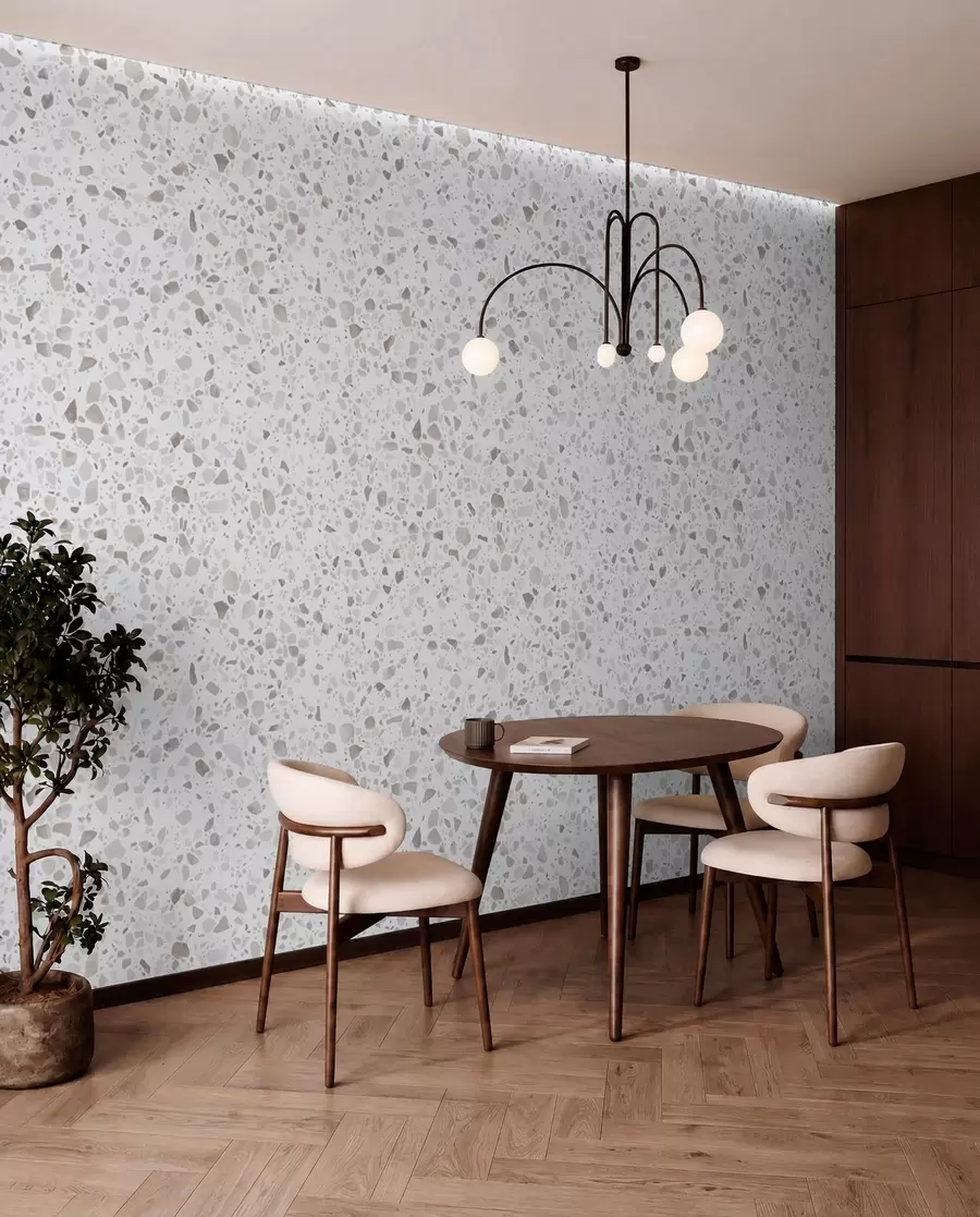 Fototapeedid Terrazzo plaadid, mosaiik looduslike kividega, graniit, marmor, kvarts, betoon u94304