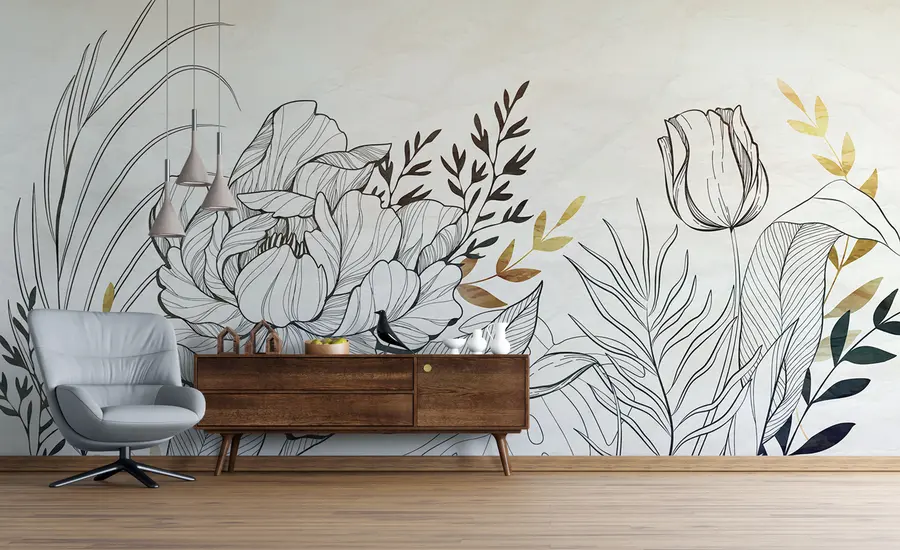 Fototapeedid Lille lehestik u94307