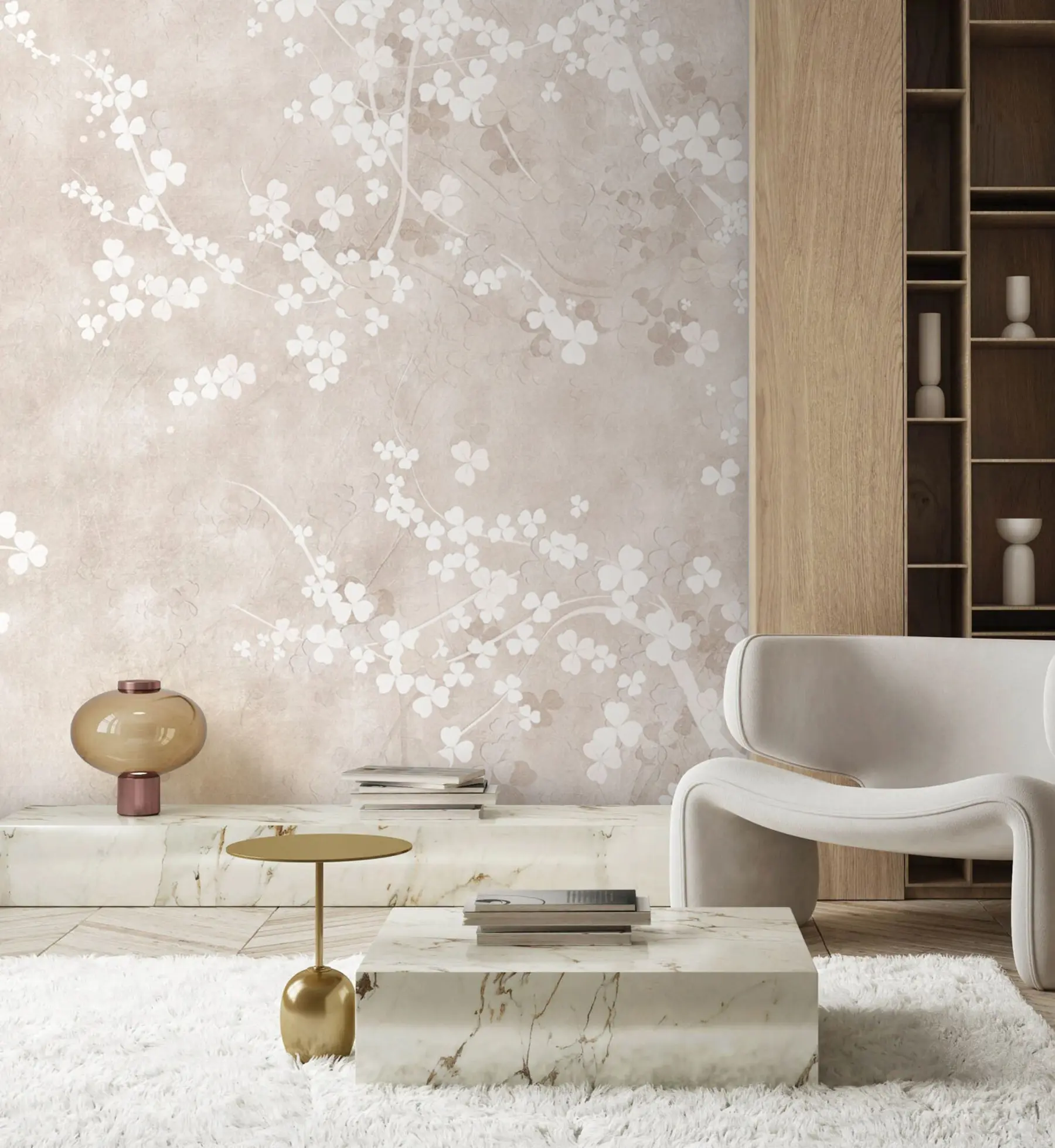 Fototapeedid Valged haprad oksad ja õied u94458