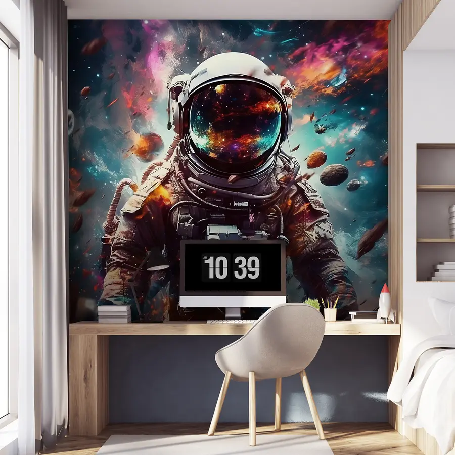 Fototapeedid Kosmonaut universumi taustal u95147