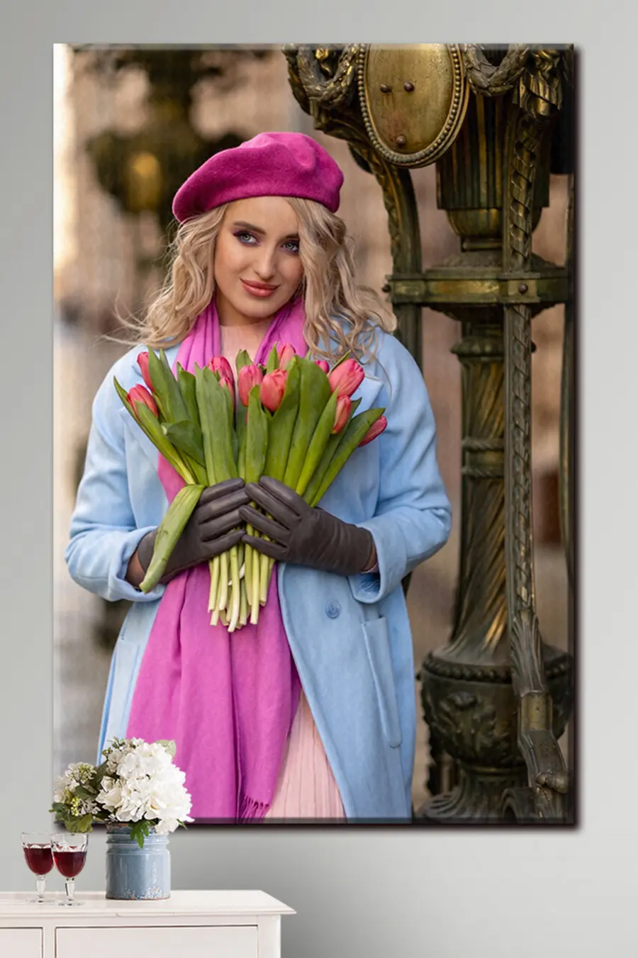 Pilt Ülerõivad, naeratus ja lilla s33119