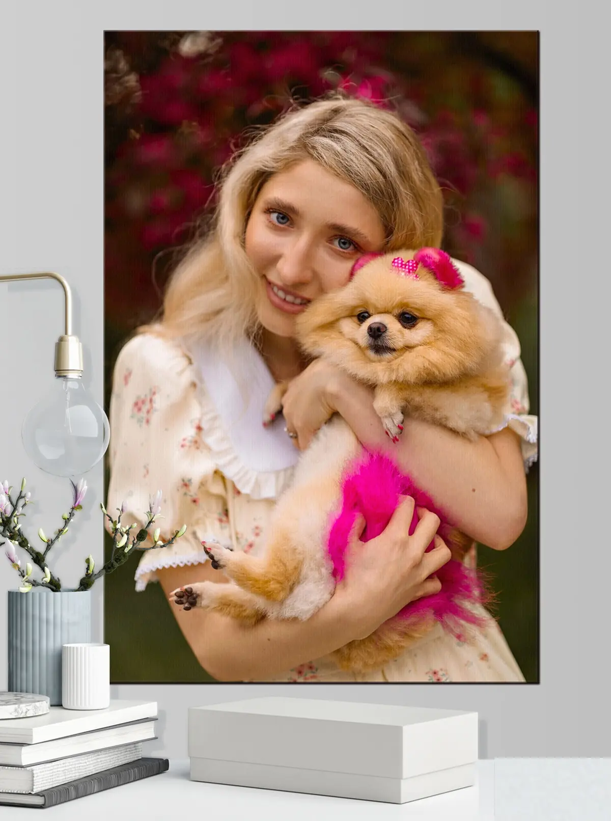 Pilt Naeratus, koer ja žest s33143