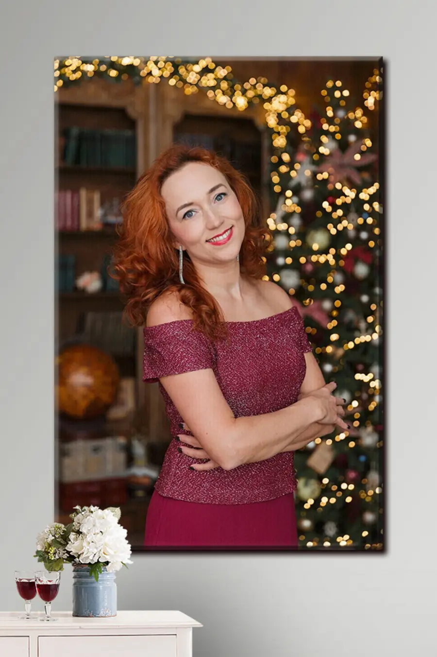 Pilt Naeratus, lilla ja varrukas s33179