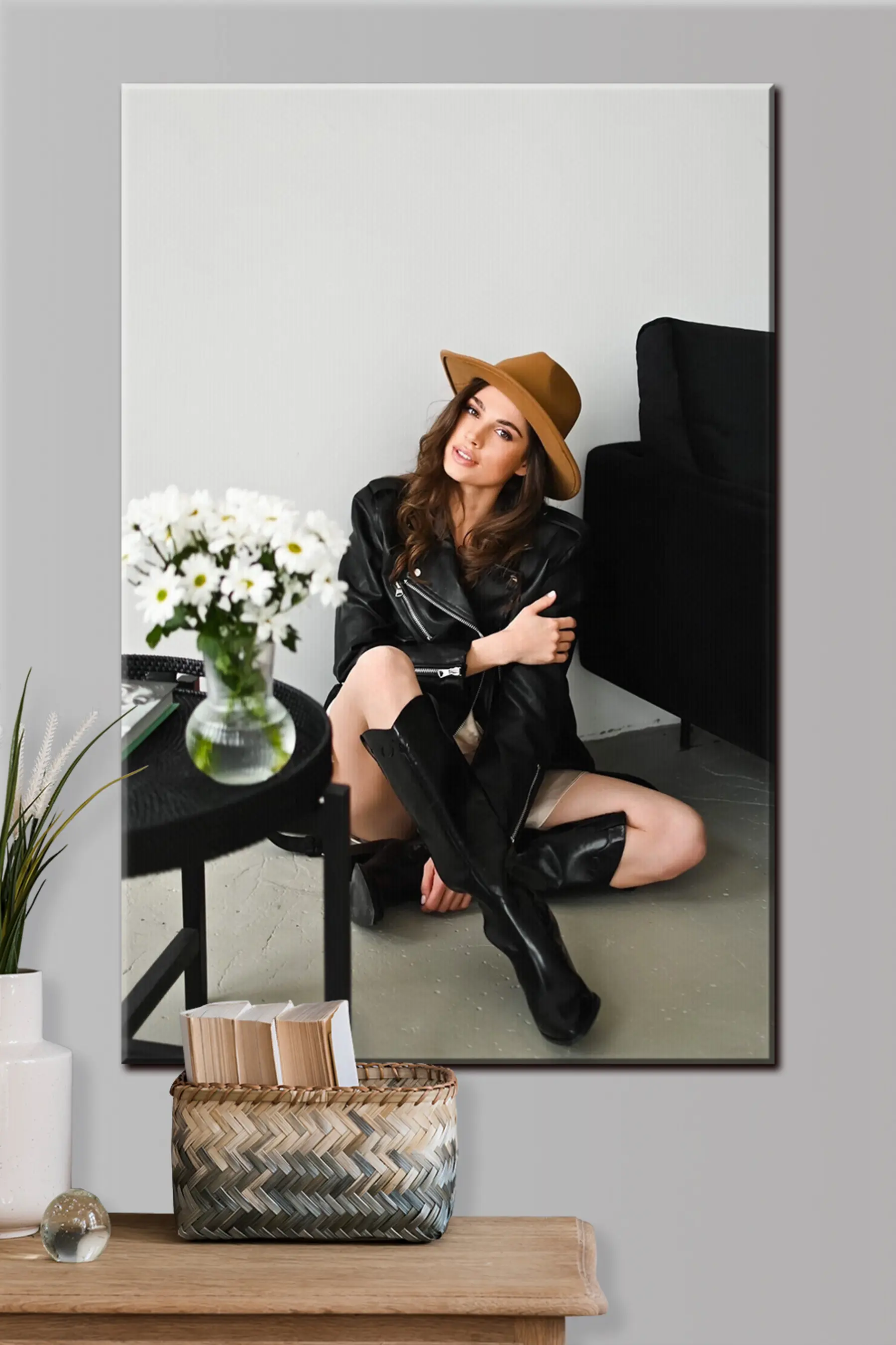 Pilt Müts, fedora ja taim s33215